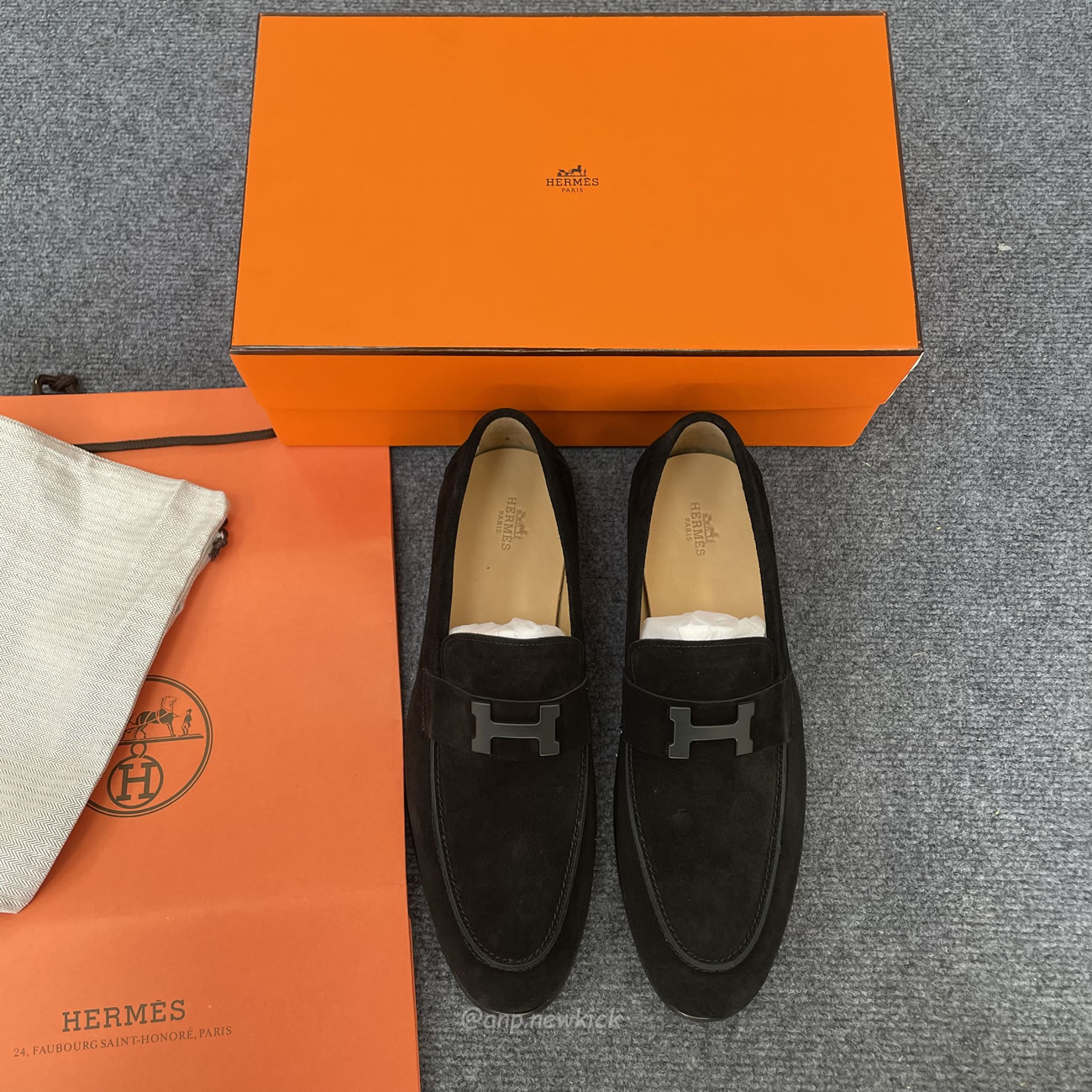 Hermès H Paris Loafer Suede (4) - newkick.app